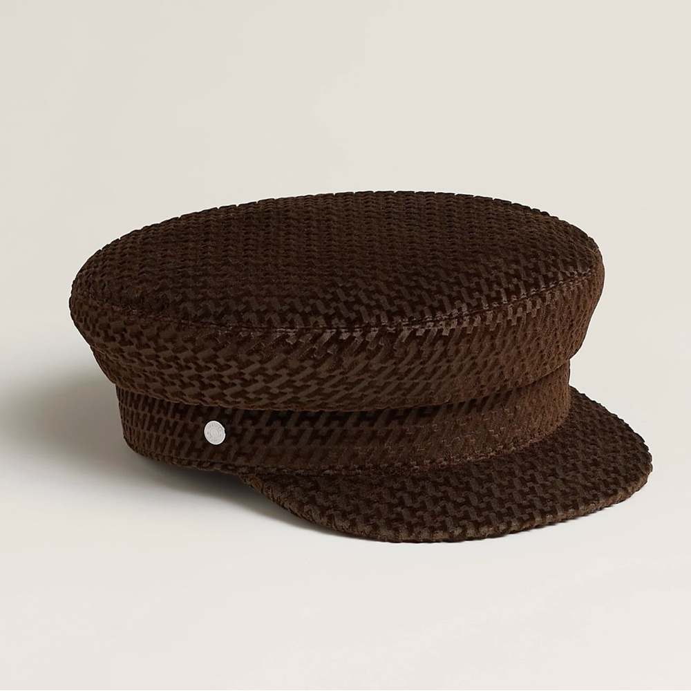 Hermes Vauban Velvet Hat - Picture 6 of 7